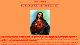 What Jesusishitler.net website looked like in 2020 (3 years ago)