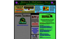 What Jamesmccusker.com website looked like in 2020 (3 years ago)