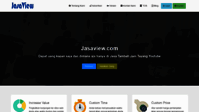 What Jasaview.com website looked like in 2020 (3 years ago)