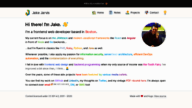 What Jarv.is website looked like in 2020 (3 years ago)