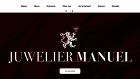 What Juwelier-manuel.de website looked like in 2020 (3 years ago)
