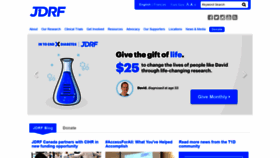 What Jdrf.ca website looked like in 2020 (3 years ago)