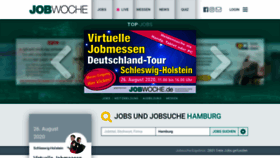 What Jobwoche.de website looked like in 2020 (3 years ago)
