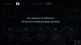 What Just2trade.online website looked like in 2020 (3 years ago)