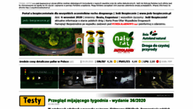What Jedz-bezpiecznie.pl website looked like in 2020 (3 years ago)