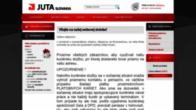 What Jutask.sk website looked like in 2020 (3 years ago)