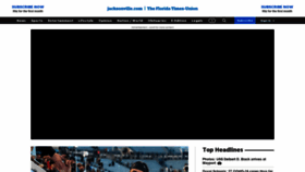 What Jacksonville.com website looked like in 2020 (3 years ago)