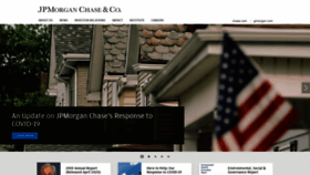 What Jpmorganchase.com website looked like in 2020 (3 years ago)
