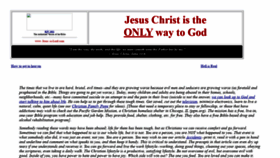 What Jesus-is-lord.com website looked like in 2020 (3 years ago)