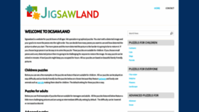 What Jigsawland.com website looked like in 2020 (3 years ago)