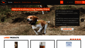 What Johnsonsdogsupplies.com website looked like in 2020 (3 years ago)