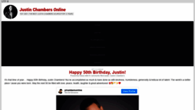 What Jchambersonline.com website looked like in 2020 (3 years ago)
