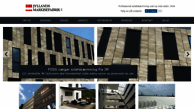 What Jyllandsmarkisefabrik.dk website looked like in 2020 (3 years ago)