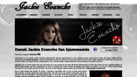 What Jackieevancho.dk website looked like in 2020 (3 years ago)