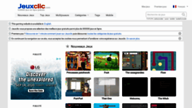 What Jeuxclic.com website looked like in 2020 (3 years ago)