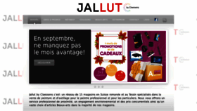 What Jallut.ch website looked like in 2020 (3 years ago)