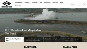 What Jatam.org website looked like in 2020 (4 years ago)