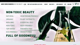 What Jerseyshorecosmetics.com website looked like in 2020 (3 years ago)