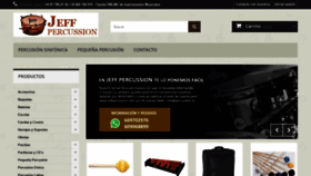 What Jeffpercussion.com website looked like in 2020 (3 years ago)