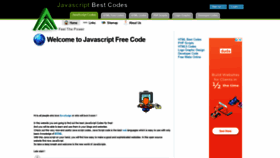 What Javascriptfreecode.com website looked like in 2020 (3 years ago)
