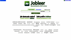 What Jobleer.pl website looked like in 2020 (3 years ago)