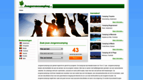 What Jongerencamping.net website looked like in 2020 (3 years ago)