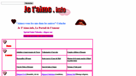 What Jetaime.info website looked like in 2020 (3 years ago)