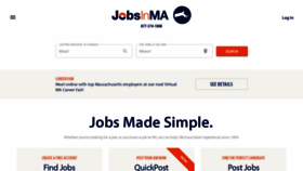 What Jobsinma.com website looked like in 2020 (3 years ago)