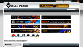 What Jalanforum.com website looked like in 2020 (3 years ago)