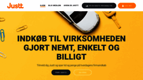 What Justt.com website looked like in 2020 (5 years ago)