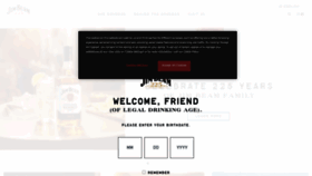 What Jimbeam.com.au website looked like in 2020 (3 years ago)