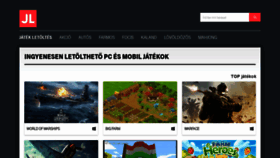 What Jatek-letoltes.hu website looked like in 2020 (3 years ago)