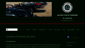 What Jaguarclub.dk website looked like in 2020 (3 years ago)