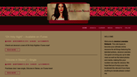 What Jessicalowndes.net website looked like in 2020 (3 years ago)