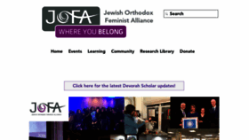 What Jofa.org website looked like in 2020 (3 years ago)