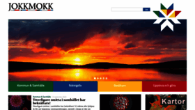 What Jokkmokk.se website looked like in 2020 (3 years ago)