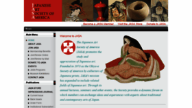 What Japaneseartsoc.org website looked like in 2020 (3 years ago)