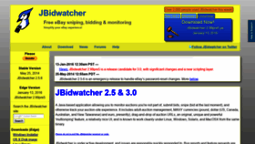 What Jbidwatcher.com website looked like in 2020 (3 years ago)