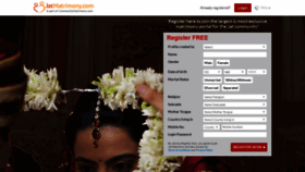 What Jatshaadi.com website looked like in 2020 (3 years ago)