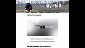 What Jayplatt.com website looked like in 2020 (5 years ago)
