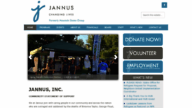 What Jannus.org website looked like in 2020 (3 years ago)