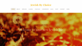 What Jew-ishbychoice.com website looked like in 2020 (3 years ago)