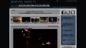 What Juggling.tv website looked like in 2020 (3 years ago)