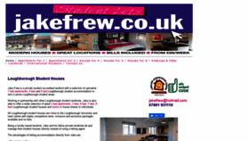 What Jakefrew.co.uk website looked like in 2020 (3 years ago)