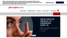 What Jnjvisioncare.es website looked like in 2020 (3 years ago)