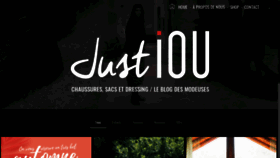 What Just-iou.fr website looked like in 2020 (3 years ago)