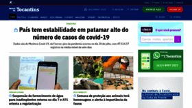 What Jornaldotocantins.com.br website looked like in 2020 (3 years ago)