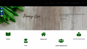 What Jennyluu.net website looked like in 2020 (3 years ago)