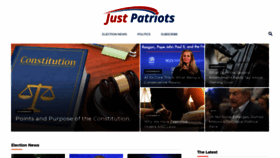 What Justpatriots.com website looked like in 2020 (3 years ago)