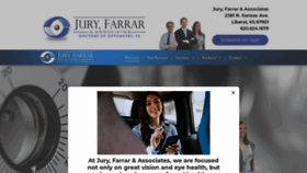 What Juryfarrar.com website looked like in 2020 (3 years ago)